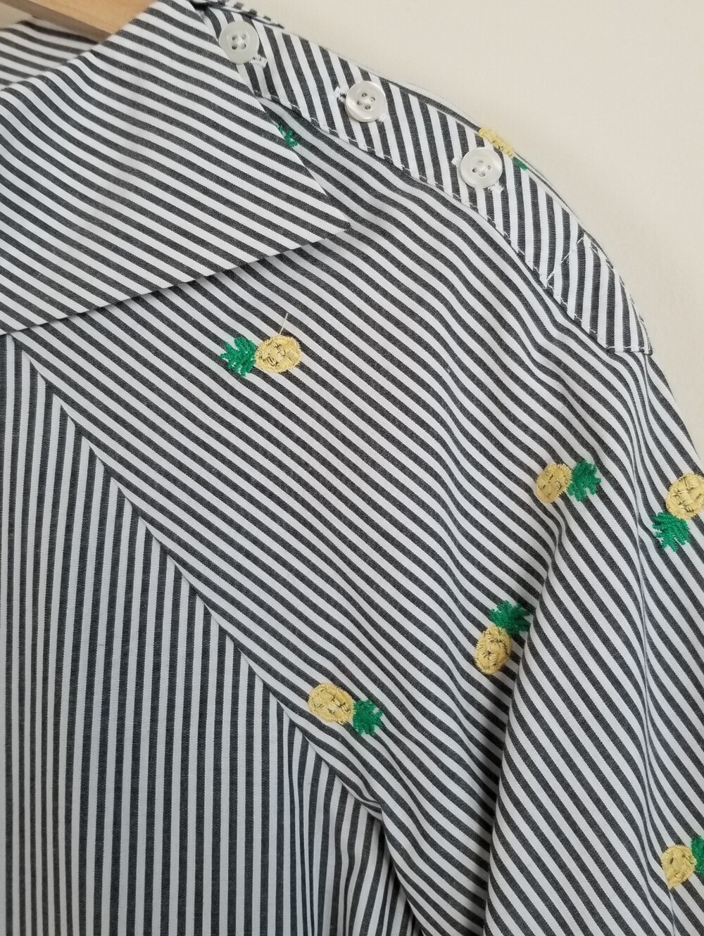 Rafaella Pineapple Stripe Top NWT Small Bust 38-39 - Picture 2 of 8